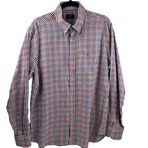 Paul & Shark Yachting Silver Collection Red Blue Check Men's button down shirt
